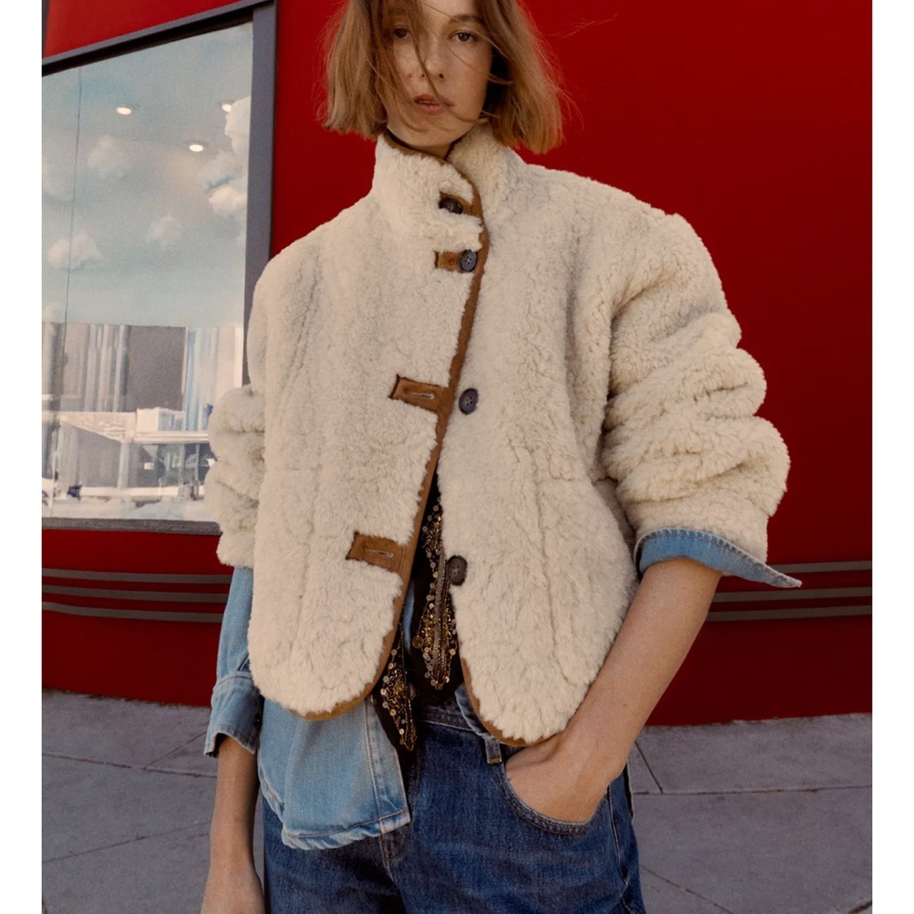 Zara Reversible Double-Face Jacket. - Picture 4 of 4